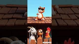 Billi aur Garmi ka Jadoo #ai #cartoon #shortfilm #animation #motivationstory #shortfilm