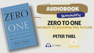 Zero to One: Secrets to Building The Future | Listen2Riches Audiobook Summary #freeaudiobooks