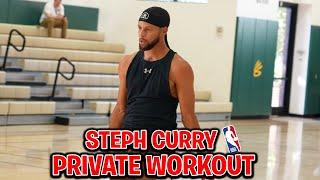 Steph Curry *EXCLUSIVE* NBA Workout with game speed drills