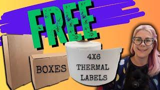 FREE Labels & BOXES for small business owners & resellers