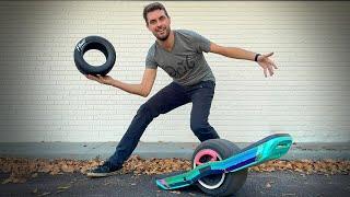 Changing a Onewheel Tire - is a performance tire worth it? (Street Pro 2 review + Float Blocks!)