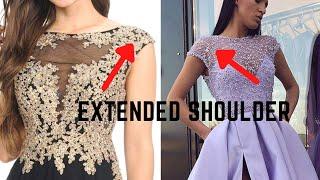 How to cut an extended shoulder // how to make extended shoulder blouse // extended drop shoulder.