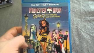 Monster High Scaris City Of Frights Blu-Ray & DVD Unboxing Opening & Digital Copy Giveaway!