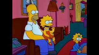 The Simpsons - Homer and Lisa bet on football together