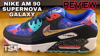 Nike Air Max 90 Supernova Galaxy Sneaker Review + Sizing