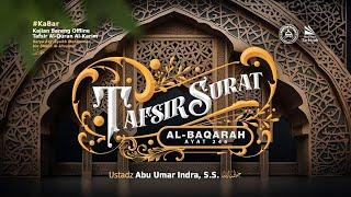 [LIVE] Tafsir Surat Al-Baqarah Ayat 246 - Ustadz Abu Umar Indra, S.S. حفظه الله