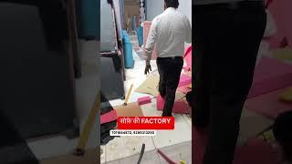 सोफ़े की factory️ #cheapestfurnituremarketindelhi #furniturefactory #dressingtabledecoration