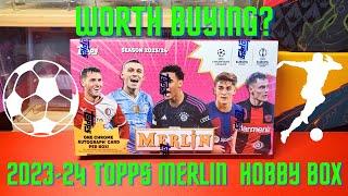 2023-24 Topps Merlin Hobby Box Review