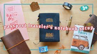 Simple Passport Traveler's Notebook Setup 2023 | TN Setup