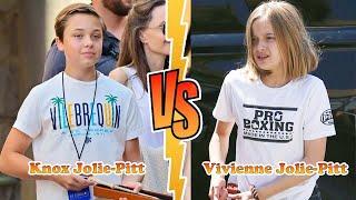 Knox Jolie-Pitt Vs Vivienne Jolie-Pitt (Angelina Jolie's Children) Transformation  From Baby To Now