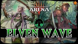 ELF GENESIS | MTG Arena - Mono Green Elves Ramp Stompy Combo FOUNDATIONS Standard Deck