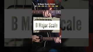 B Major Scale | Guitar Scales | Guitar Theory with Aman Verma #guitarlesson