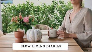 HELLO SEPTEMBER [Slow Living Diaries] Relaxing Morning At Home | Decorating For Fall | Cozy Baking