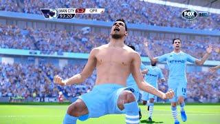 Recreación Manchester City 3-2 QPR - Premier League 2011/2012