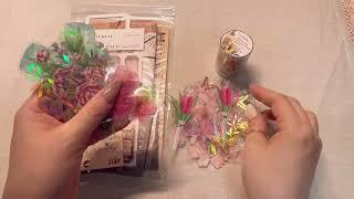 ASMR TAMENANDA 하울&다꾸 영상️#haul #asmr #journal #scrapbooking #relaxingsounds