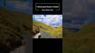 3 Motorcycle Roads in Ireland you have to do! #irelandtravel #motorcycletravel #shorts