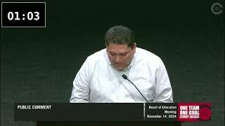 Michael Garza on Special needs