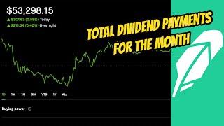 How Much I Made In Passive Dividend Income and Options / $53,000 Portfolio