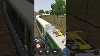 Duronto Express train curve #train #traingames #gaming #indiantrainsimulator #shorts #durontoexpress