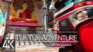 【4K】 Adventure of a Lifetime  DRIVING A TUK TUK IN SRI LANKA 2023  with TukTukCeylonRide.com 