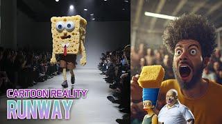 Cartoon Reality Runway: Animation Characters Come to Life