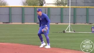 Javy Baez 2B Fielding Practice #JavyBaez #MLB #ChicagoCubs #Fielding