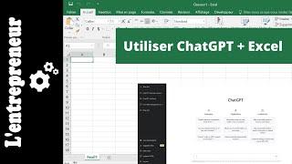 Utiliser CHATGPT avec EXCEL