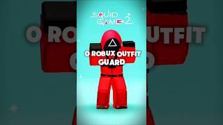 0 ROBUX GUARD SQUID GAME 2 OUTFIT #roblox #SHORTS #bethany7