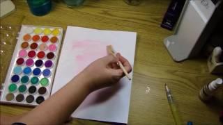 Watercolor Cardstock Process Video