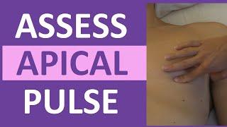 Apical Pulse Assessment Location Nursing | Auscultate and Palpate Apical Pulse