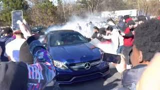 Mercedes CLS 63 Amg burnout