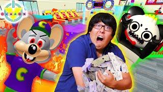 ESCAPE CHUCK E CHEESE! Roblox obby with Chuck E Cheese Let's Play with Ryan's Daddy!