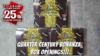 Yugioh Quarter Century Bonanza Box Openings!!! NOSTALGIA CARDS ARE HERE!!!