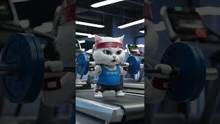 "Feline Fury: Revenge of dad"#CatFigh#aicat#cutecat #FelineFury#ChampionRevenge#SHORTS#fight
