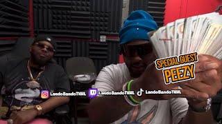 Peezy Pulls Up To Lando Bando Stream + Talks Getting Sued for 2 Million, Quitting Drank, & More.