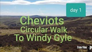 The Cheviot,Northumberland A Circular Walk, Windy Gyle