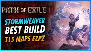 Spark Stormweaver Melts T15 Maps EASILY! Best Sorceress Build - Path of Exile 2 Guide