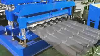 [STEELMAMA]1100mm roofing tile roll forming machine