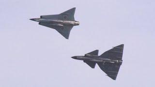 Amazing Saab Draken & Viggen Display - Bournemouth Air Festival 2024