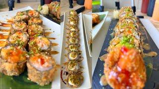 3 Easy Deep Fried Sushi Rolls with Hot Filadelfia II Crispy Tempura Recipe II Cooked Sushi by SMS