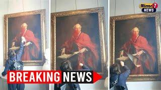 Pro-Palestine Protesters Target Lord Balfour Painting at Trinity College in Cambridge