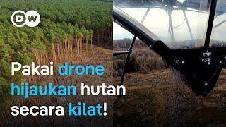 Tanam pohon pakai drone: Tebar ribuan bibit dalam waktu singkat, penghijauan hutan lebih hemat!