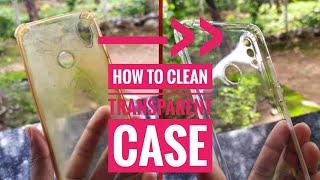 how to clean transparent mobile case  [IT's Me RAHUL raj R]