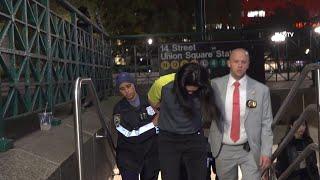 Suspect ARRESTED after allegedly stabbing a stranger in the back who was stepping off the USQ Subway