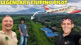 LEGENDARY FILIPINO PILOT - Old Philippines Airstrip in Batangas (Drone School)