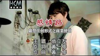 翁立友-感情路(官方KTV版)