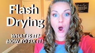 FLASH DRYING CURLY HAIR (2A, 2B, 2C HAIR)