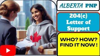 Alberta PNP Letter Of Support Explained !!