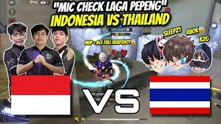 Mic Check LAGA PEPENG INDONESIA VS THAILAND GYZENN MVP+ACE FULL HS MENGGILA