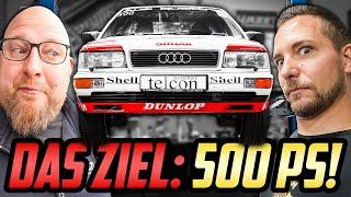 Die JAGD beginnt! - Audi 300 R5T - DAS brauchen wir für 500 PS aus einem 5 Zylinder 20V TURBO!